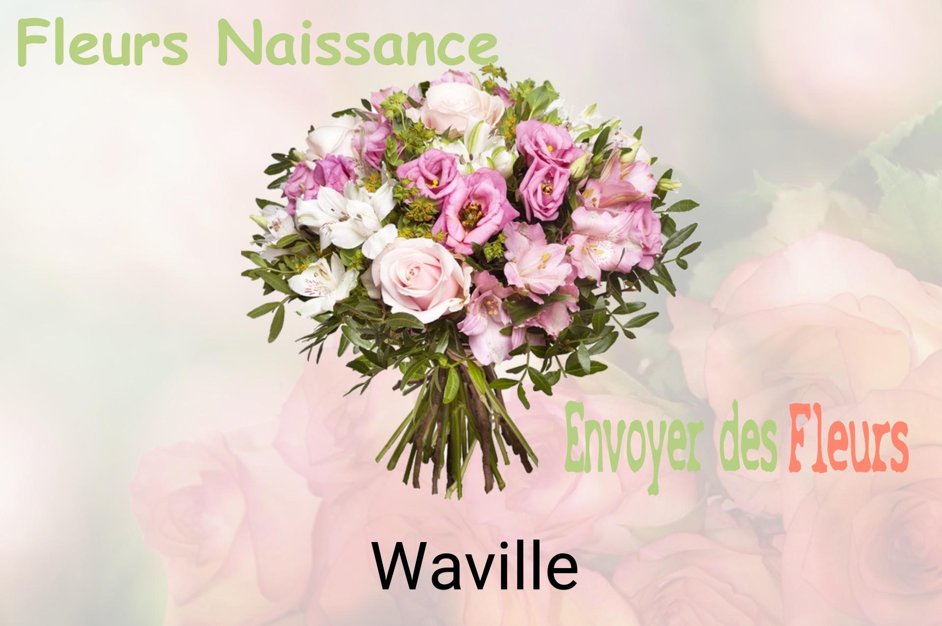 Bouquet de fleurs de naissance livré à Waville