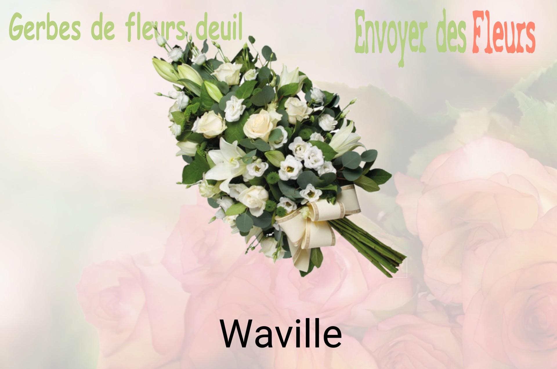 Gerbe de fleurs de deuil livrée à Waville